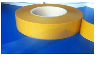 姜黄色离型纸透明双面胶 姜黄色硅油纸透明胶带